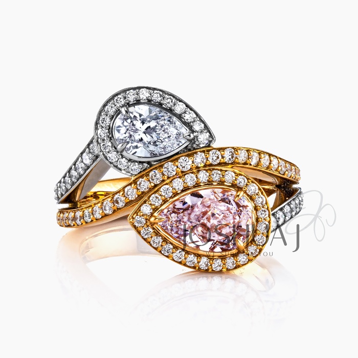 Pear Diamond Ring