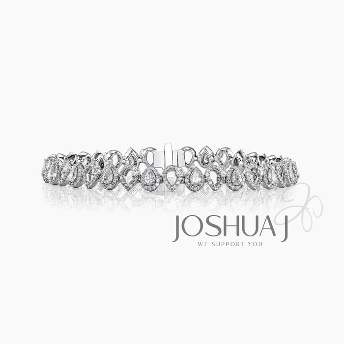 Pear Diamond Bracelet