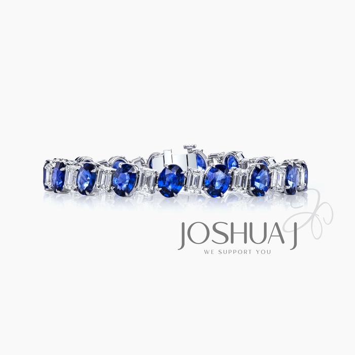 Oval Sapphire Bracelet
