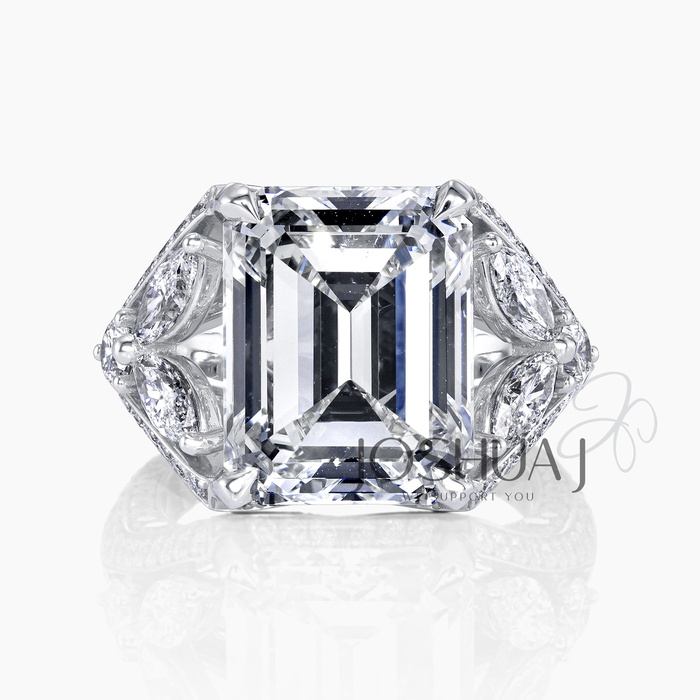 Emerald-Cut Diamond Eternity Ring