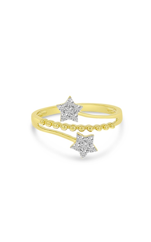 RI-14KYG D=.18 DBL FLOWER BEADED