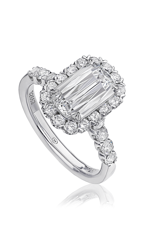 Christopher Designs Crisscut Emerald Engagement Ring L101-150