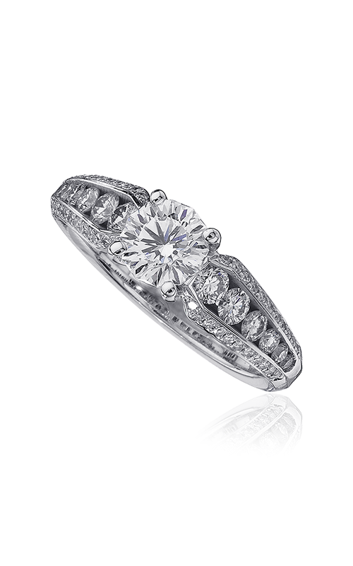 Christopher Designs Crisscut Round Engagement Ring 62ENGRD100