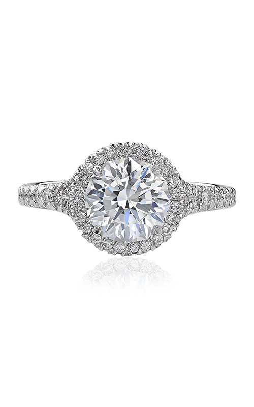 Christopher Designs Crisscut Round Engagement Ring D105-RD150