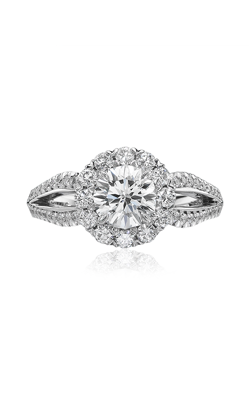 Christopher Designs Crisscut Round Engagement Ring G77-RD100