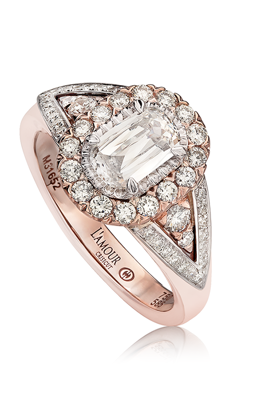Christopher Designs Crisscut L'Amour Engagement Ring L174-075