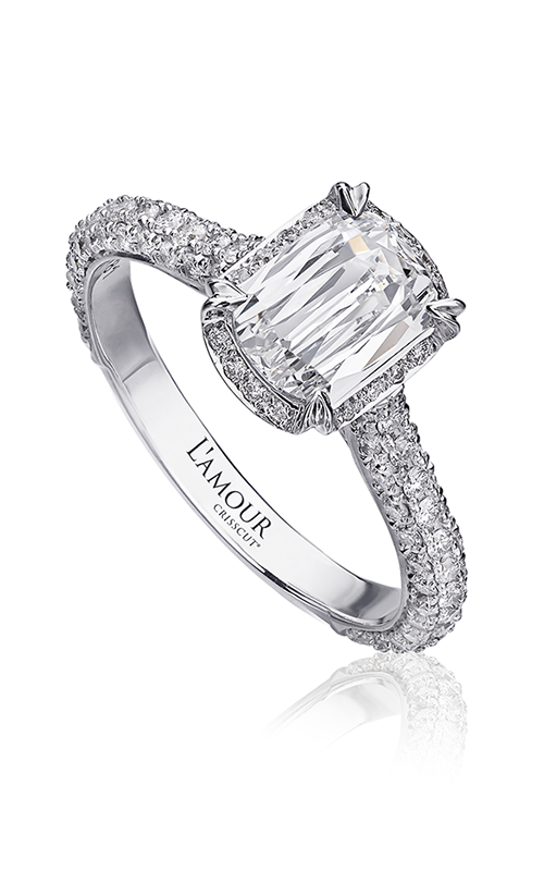 Christopher Designs Crisscut L'Amour Engagement Ring L142-100