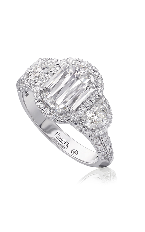 Christopher Designs Crisscut L'Amour Engagement Ring L219-150