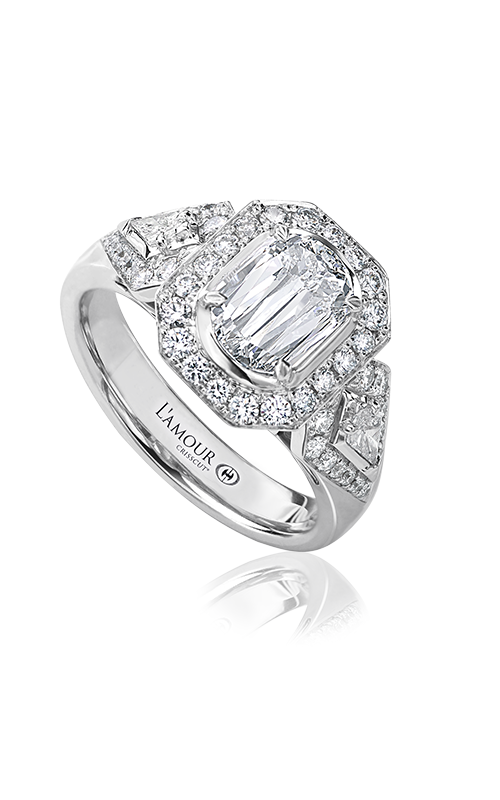 Christopher Designs Crisscut L'Amour Engagement Ring L230-100