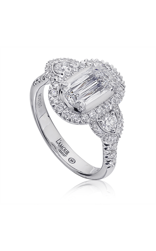 Christopher Designs Crisscut L'Amour Engagement Ring L241-100