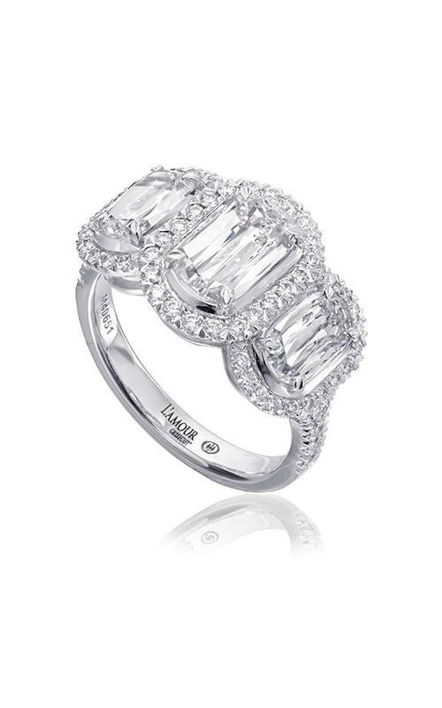 Christopher Designs Crisscut L'Amour Engagement Ring L251-100