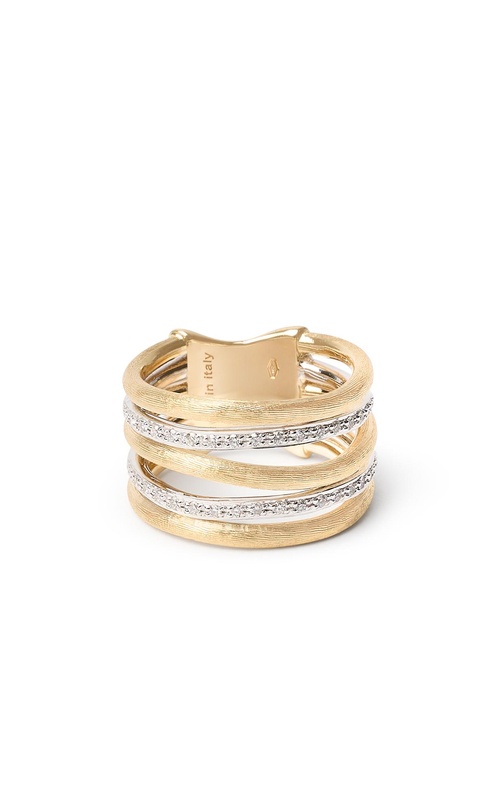 MARCO BICEGO Jaipur Gold 18K Yellow Gold Multi-Band Diamond Stackable Ring
