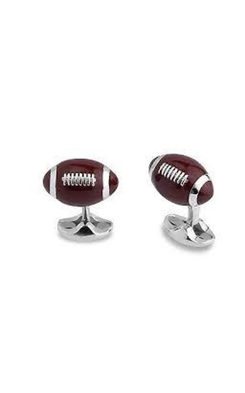 DEAKIN & FRANCIS LTD. Sterling Silver American Football Cufflinks
