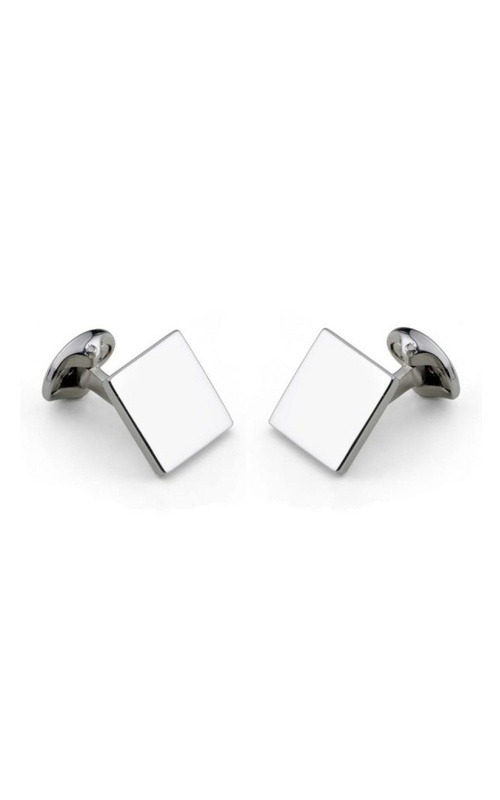 DEAKIN & FRANCIS LTD. Sterling Silver Plain Square Cufflinks