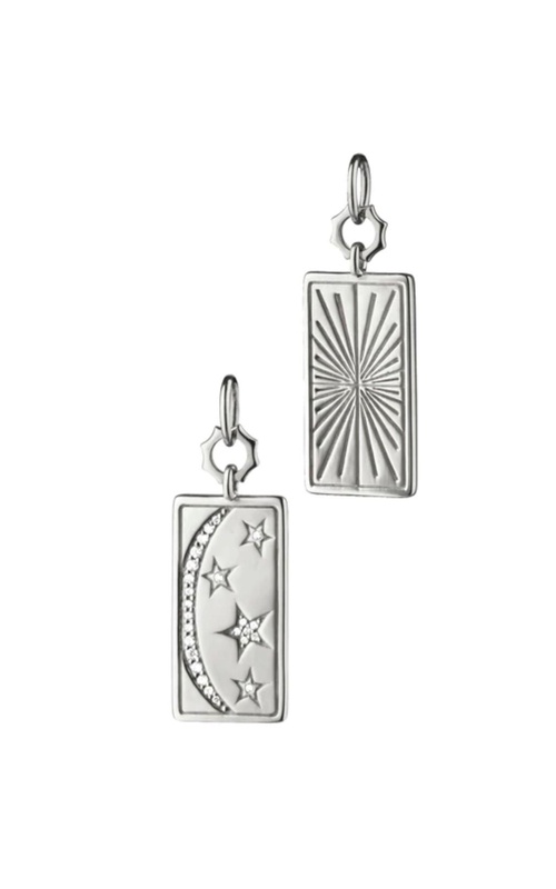 MONICA RICH KOSANN Sun, Moon and Stars Medallion with Sapphires