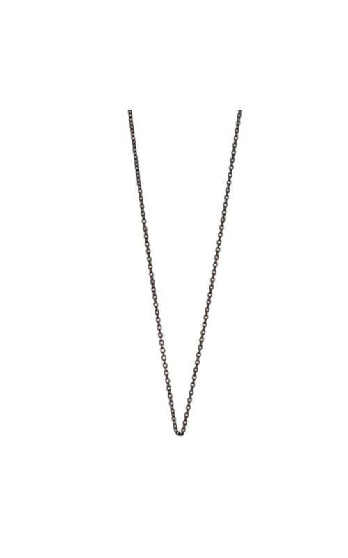 MONICA RICH KOSANN Frankie Delicate Black Steel Chain