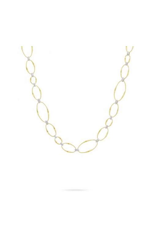 MARCO BICEGO Marrakech Onde 18K Yellow Gold and Diamond Flat Link Collar
