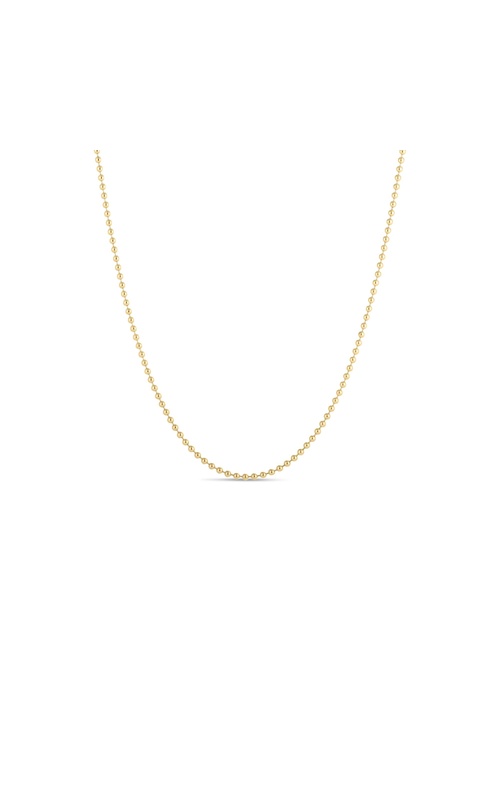 ROBERTO COIN 18K Yellow Designer Gold Classic Bead Chain