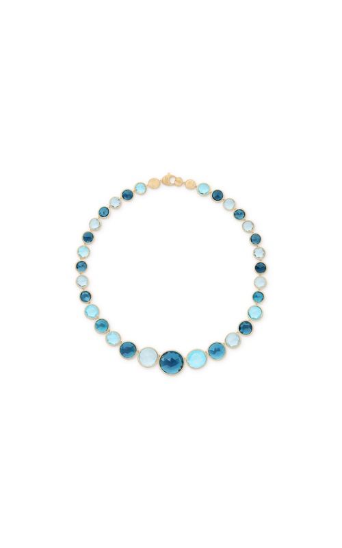 MARCO BICEGO Jaipur Color 18K Yellow Gold Graduated Mixed Topaz Collar