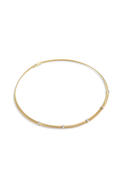 MARCO BICEGO Masai 18K Yellow Gold Coil Necklace With Diamonds