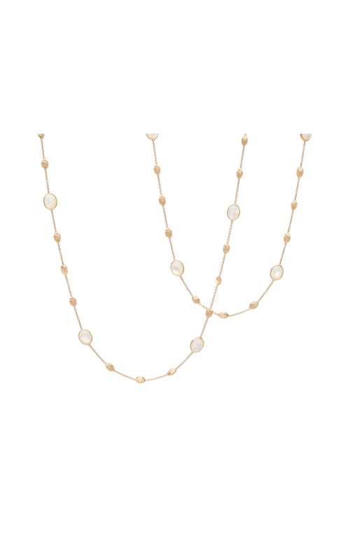 MARCO BICEGO Siviglia 18K Yellow Gold Mother of Pearl & Gold Long Necklace