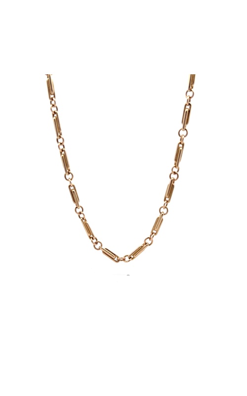 KING BABY 10 Karat Yellow Gold Small Paperclip Necklace 24 Inches
