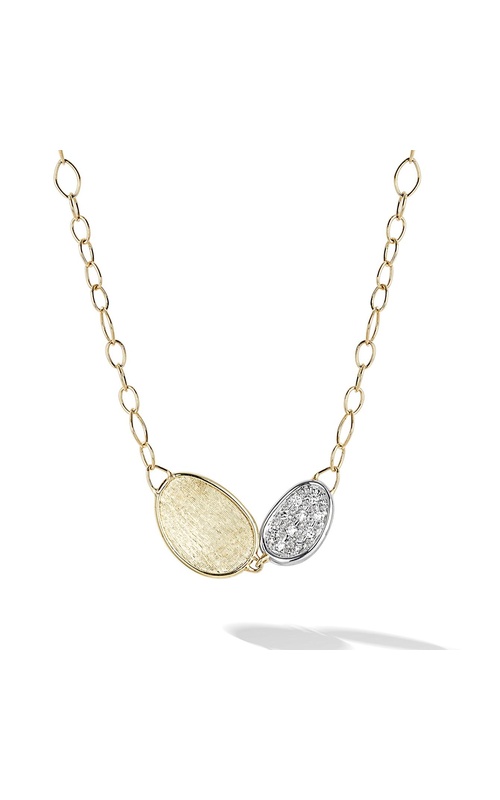 MARCO BICEGO Lunaria 18K Yellow Gold Mini-Petal & Diamond Pendant Necklace