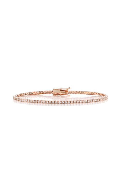NADER KASH 18K Rose Gold Diamond Tennis Bracelet