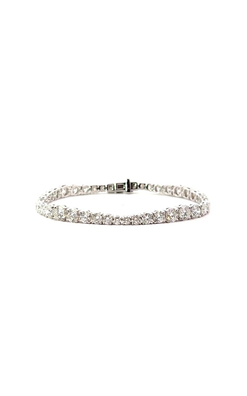 NADER KASH 18K White Gold Riviera Diamond Tennis Bracelet