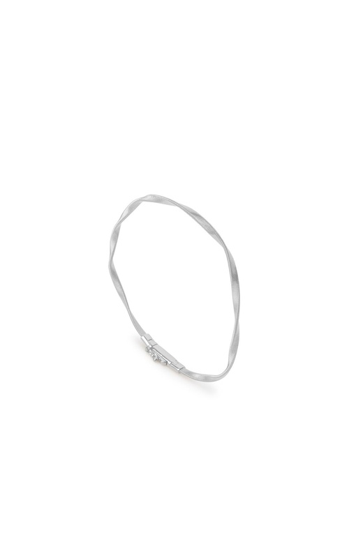 MARCO BICEGO Marrakech 18K White Gold Twisted Coil Bracelet