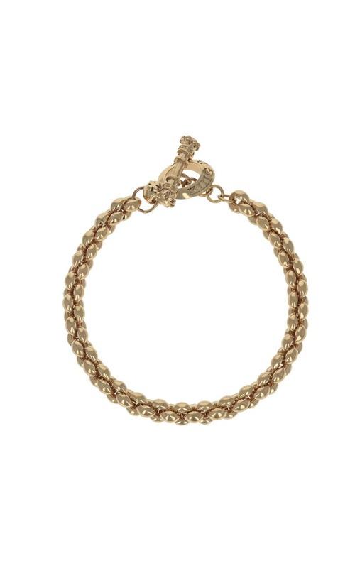 KING BABY 10 Karat Yellow Gold Small Infinity Link Bracelet