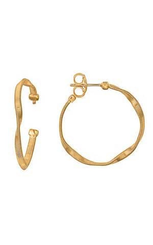 MARCO BICEGO Marrakech 18K Yellow Gold Twisted Small Hoops