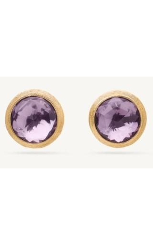 MARCO BICEGO Jaipur Color 18K Yellow Gold Amethyst Stud Earrings