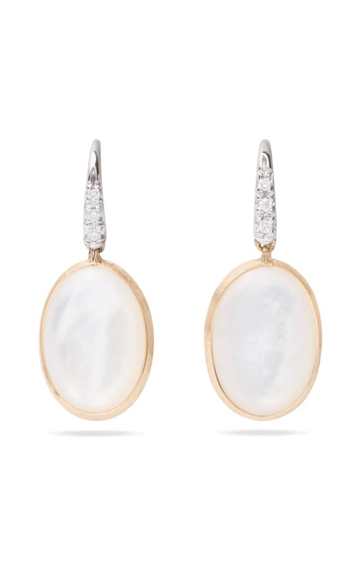 MARCO BICEGO Siviglia 18K Yellow Gold Mother of Pearl & Diamond Drop Earrings