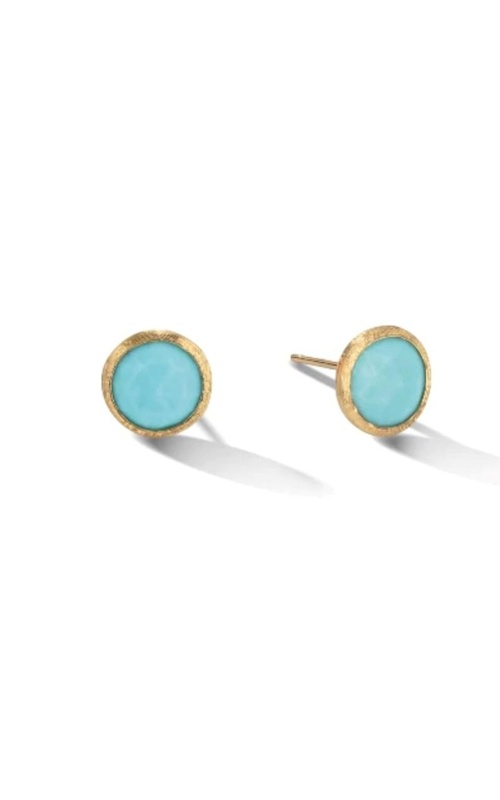 MARCO BICEGO 18K Yellow Gold Turquoise Stud Earrings