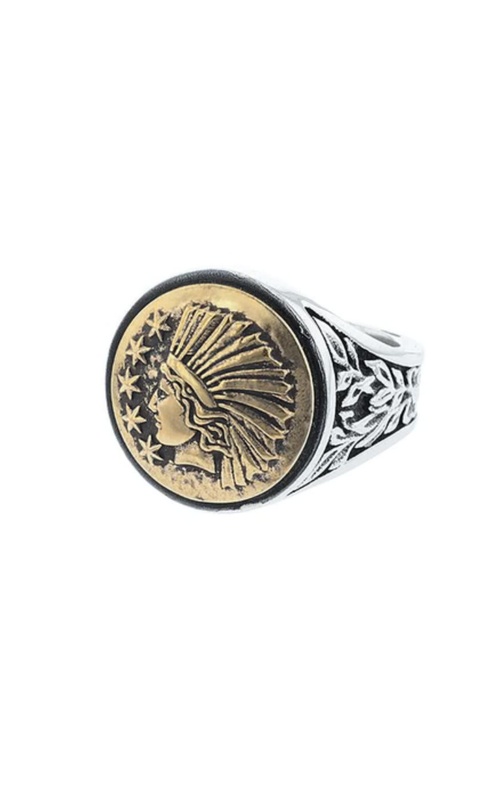 KING BABY Liberty Headdress Signet Ring
