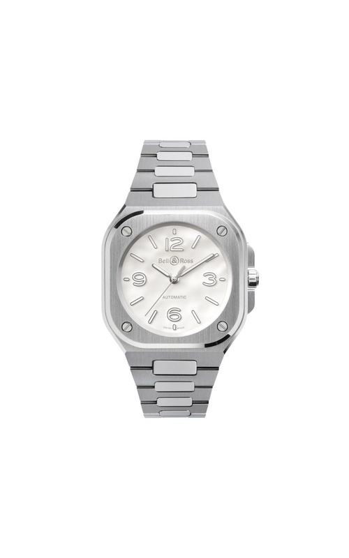 Bell & Ross 36MM BR05 Mother Of Pearl Dial Steel Watch