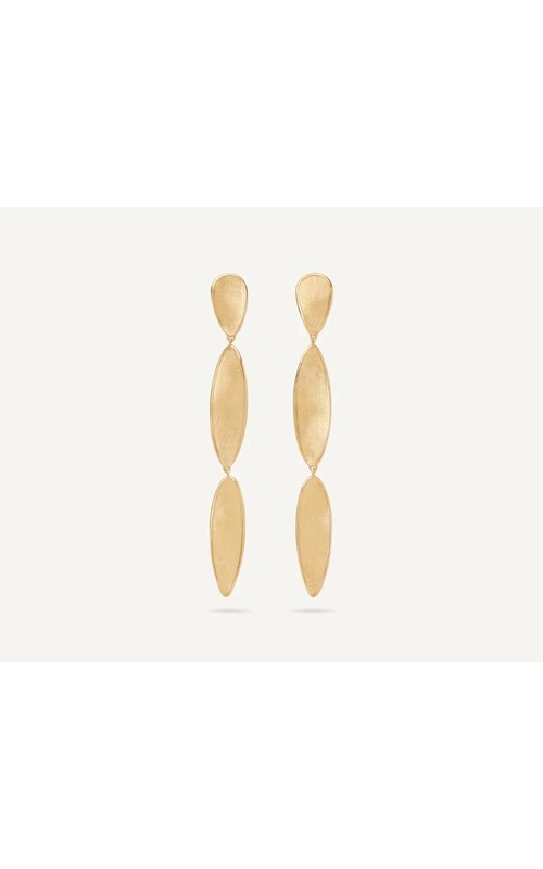 MARCO BICEGO 18K Yellow Gold Lunaria Triple Drop Earrings