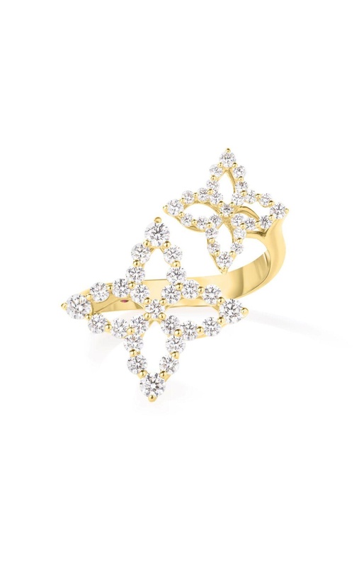 ROBERTO COIN 18K Yellow Gold Diamond Princess Ring