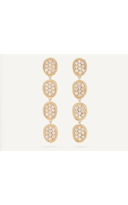 MARCO BICEGO Lunaria 18K Yellow Gold Diamond Pavé Drop Earrings