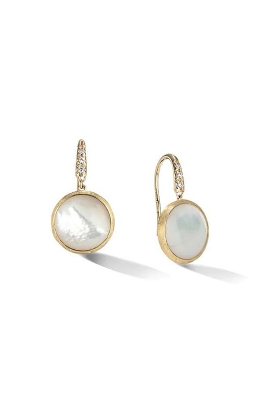 MARCO BICEGO Jaipur Color 18K Yellow Gold Mother of Pearl Drop Earrings with Diamonds