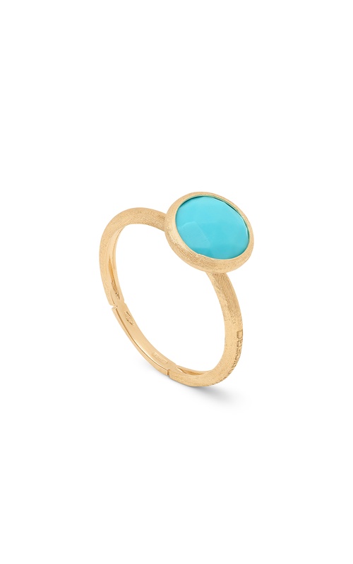 MARCO BICEGO Jaipur Color 18K Yellow Gold Turquoise Stackable Ring