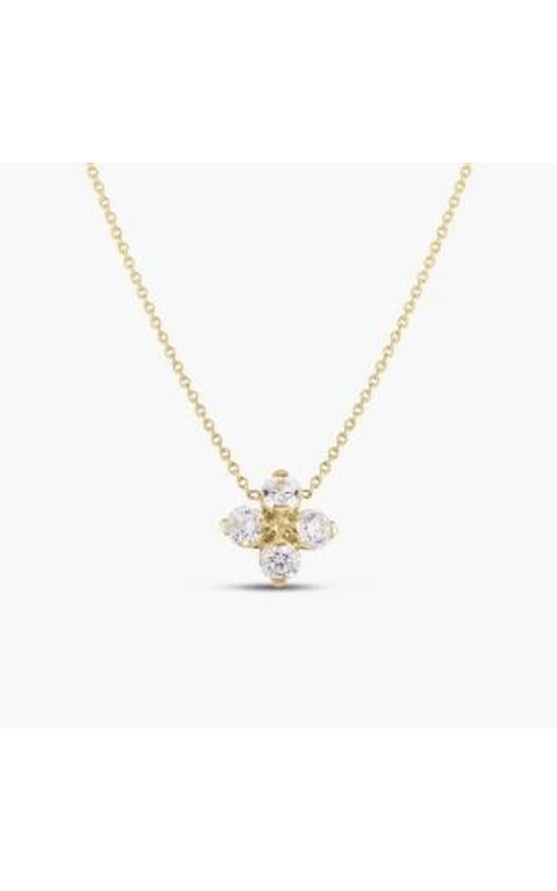 ROBERTO COIN Love in Verona Diamond Flower Necklace