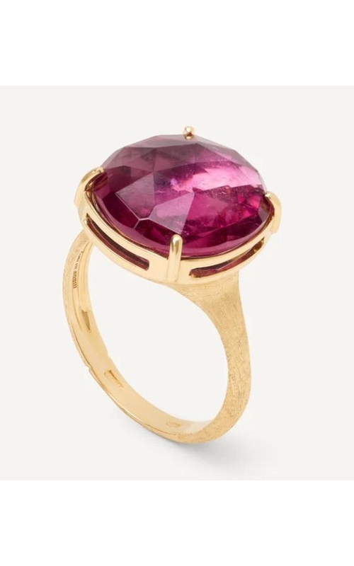 MARCO BICEGO Jaipur Color 18K Yellow Gold and Pink Tourmaline Cocktail Ring