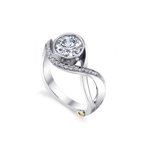 Mark Schneider Contemporary Engagement Ring Aurora 17150