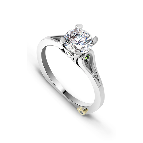 Mark Schneider Contemporary Engagement Ring Dainty 17420