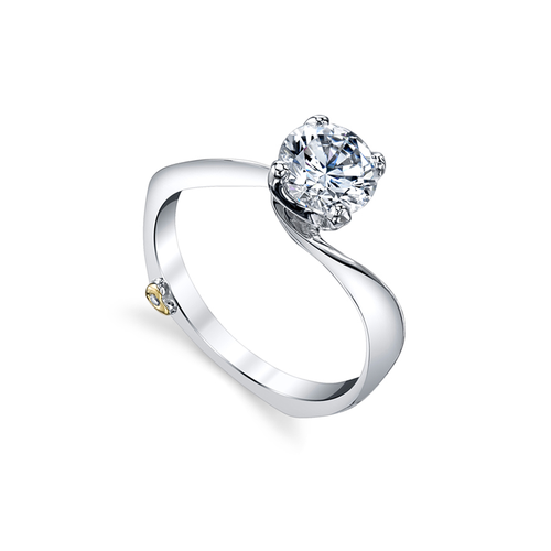 Mark Schneider Contemporary Engagement Ring Luna 17630
