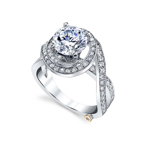 Mark Schneider Contemporary Engagement Ring Pulse 17570