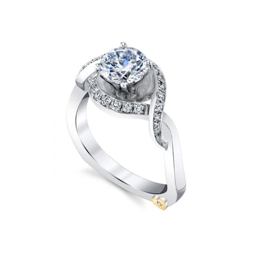 Mark Schneider Contemporary Engagement Ring Dahlia 20290