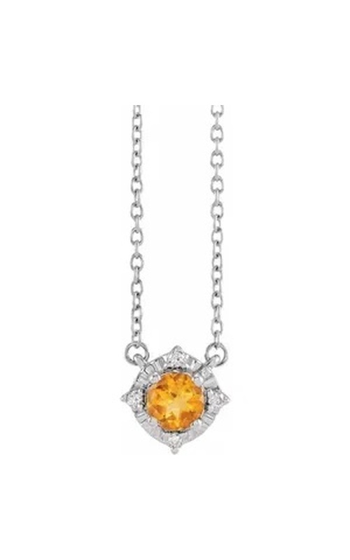 Citrine Pendant Necklace